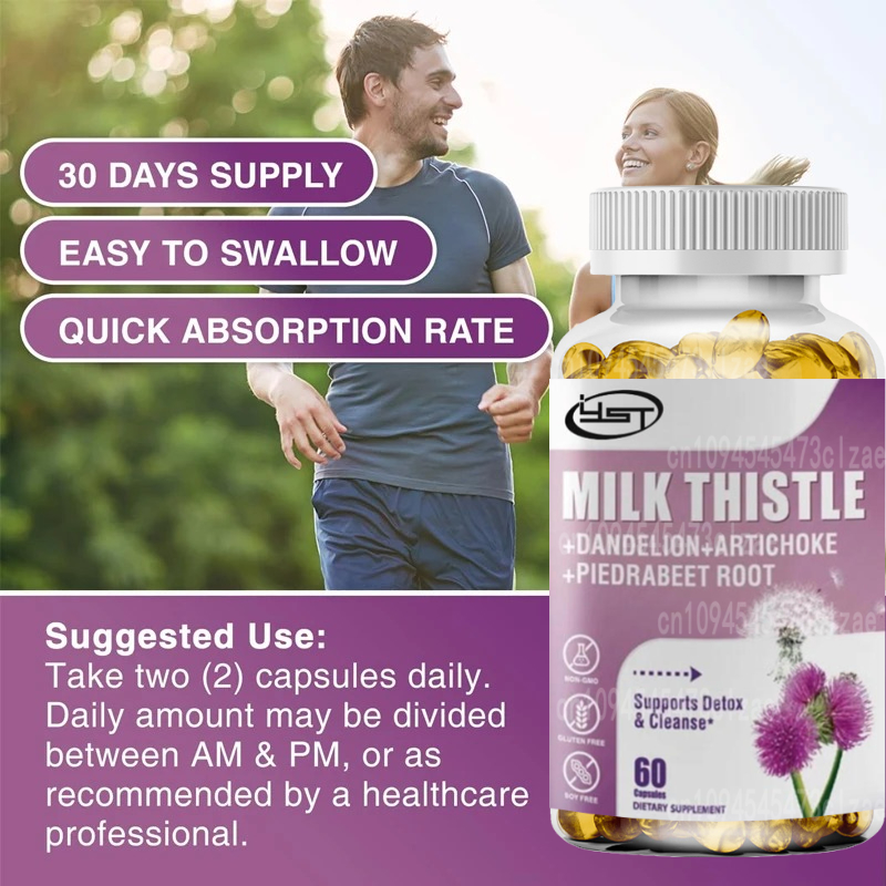 Milk Thistle Silymarin - مكمل شوك الحليب يحتوي على جذور
