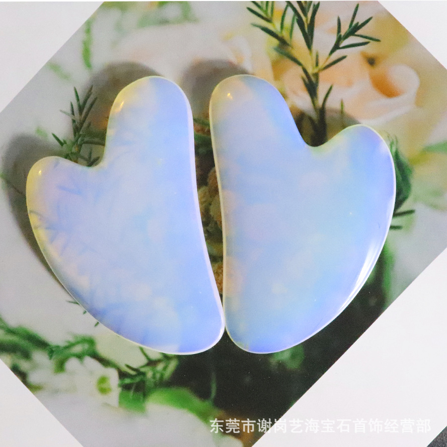 Opalite تدليك غوا شا أداة العن - مراجعة Health Wellness وسعره